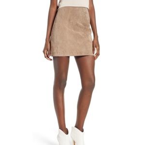 BLANKNYC A-Line Suede Skirt - Midnight Toker - Size 27 - NWOT
